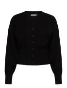Rwavar Ls Cardigan Tops Knitwear Cardigans Black Rosemunde