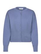 Rwavar Ls Cardigan Tops Knitwear Cardigans Blue Rosemunde