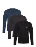 Lsshirtrn 3P Classic Tops T-shirts Long-sleeved Multi/patterned BOSS