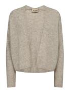 Mmthora Relax Knit Cardigan Tops Knitwear Cardigans Beige MOS MOSH