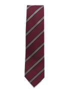 Classic Tie Solmio Kravatti Burgundy Amanda Christensen