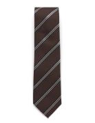 Classic Tie Solmio Kravatti Brown Amanda Christensen