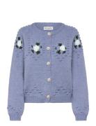 Gracelynnll Knit Cardigan Ls Tops Knitwear Cardigans Blue Lollys Laund...