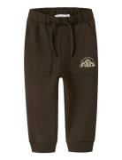 Nmmobie Nreg Sweat Pant Bru Bottoms Sweatpants Brown Name It