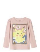 Nmfsorina Pokemon Ls Top Box Sky Tops T-shirts Long-sleeved T-shirts P...