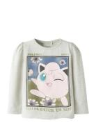 Nmfsorina Pokemon Ls Top Box Sky Tops T-shirts Long-sleeved T-shirts C...