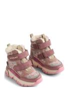 Bootie Lucka Tex Talvikengät Tarroilla Pink Wheat
