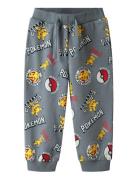 Nmmsilo Pokemon Nreg Sweat Pants Bru Sky Bottoms Sweatpants Grey Name ...