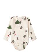 Ellis Bodystocking Bodies Long-sleeved Cream That's Mine