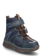 Pmwilder Trecking Boot Talvikengät Tarroilla Navy Pom Pom