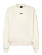 C_Esweaty_S Tops Sweat-shirts & Hoodies Sweat-shirts Cream BOSS