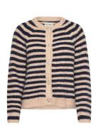 Novall Cardigan Ls Tops Knitwear Cardigans Navy Lollys Laundry