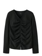 Nkfodny Ls Slim Top Tops T-shirts Long-sleeved T-shirts Black Name It