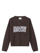 Yota Knit Tilona Sweater Tops Knitwear Jumpers Brown Mads Nørgaard