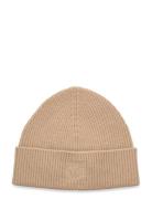 Xafon_B Accessories Headwear Beanies Beige HUGO BLUE
