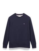 Reg Shield Ls T-Shirt Tops T-shirts Long-sleeved Navy GANT