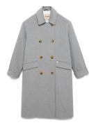 Mmvenice Wool Coat Outerwear Coats Winter Coats Grey MOS MOSH
