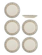 Jolly Plate Home Tableware Plates Small Plates Beige Bloomingville