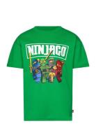 Lwtaffy 621 - T-Shirt S/S Tops T-shirts Short-sleeved Green LEGO Kidsw...