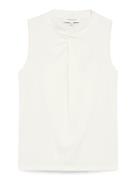Rwbillie Sl Regular Top Tops Blouses Sleeveless White Rosemunde