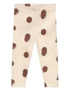 Tnsbryan Rib Leggings Bottoms Leggings Cream The New