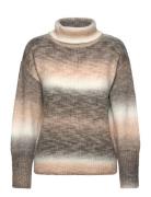 Fqsasu-Pullover Tops Knitwear Turtleneck Multi/patterned FREE/QUENT