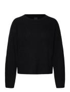 C_Fenne Tops Knitwear Jumpers Black BOSS
