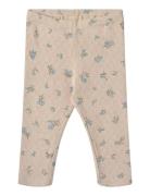 Jersey Leggings Jules Bottoms Leggings Beige Wheat