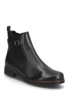 Chelsea Shoes Boots Ankle Boots Ankle Boots Flat Heel Black Gabor
