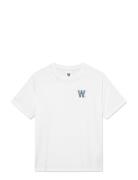 Wwace Aa Tops T-shirts Short-sleeved White WOOD WOOD