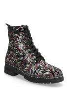 73820 Shoes Boots Ankle Boots Ankle Boots Flat Heel Multi/patterned Ri...