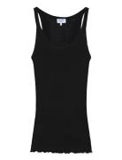 Rwbelle Silk U-Neck Strap Elastic T Tops T-shirts & Tops Sleeveless Bl...