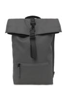 Rolltop Rucksack W3 Reppu Laukku Grey Rains