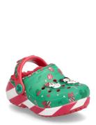 Mickey Xmas Lined Cls Clg T Aamutossut Sisäkengät Green Crocs