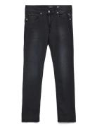 Grover Trousers Straight C-Stretch Bottoms Jeans Regular Black Replay