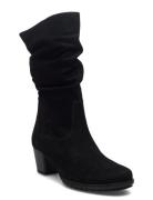 Mid Boot Shoes Boots Ankle Boots Ankle Boots With Heel Black Gabor