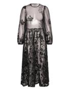 Fuschia Dress Maksimekko Juhlamekko Black A-View