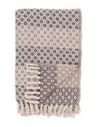 Hilla - Plaid, Brown/Beige/White, 130X180 Cm Home Textiles Cushions & ...