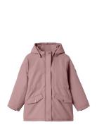 Nkfmarlow Parka Jacket Pb Parka Takki Pink Name It
