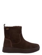 Lizzano Tre Shoes Boots Ankle Boots Ankle Boots Flat Heel Brown Duffy