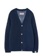 Navy Racoon Cardigan Tops Knitwear Cardigans Navy THE ANIMALS OBSERVAT...