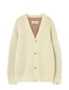 Yellow Racoon Cardifan Tops Knitwear Cardigans Cream THE ANIMALS OBSER...