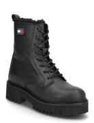 Tjw Urban Laceup Boot Wl Shoes Boots Winter Boots Black Tommy Hilfiger
