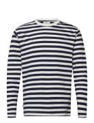 Verkstad Long Sleeve Tops T-shirts Long-sleeved Navy Makia