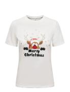 Onlxmas Life Yrsa Christmas S/S Top Jrs Tops T-shirts & Tops Short-sle...