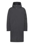 Long Puffer Jacket Parka Takki Grey Revolution