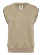 Washed S\L Sw Wmn Tops T-shirts & Tops Sleeveless Khaki Green G-Star