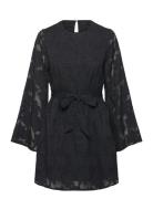 Vmsloane Ls Short Dress Wvn Exp Lyhyt Mekko Black Vero Moda