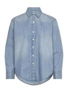 Over D Shirt Brighton Blue Tops Shirts Long-sleeved Blue Calvin Klein ...