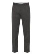 Regular-Fit Pleated Trousers Bottoms Trousers Formal Grey Mango